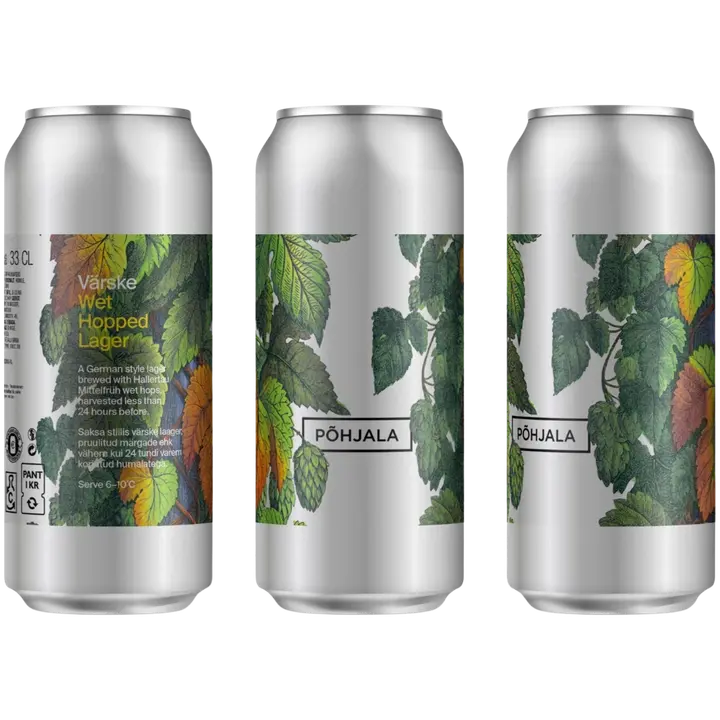 Põhjala Värske Lager õlu 5%vol 440 ml