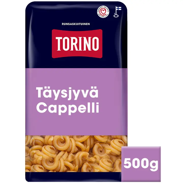 Torino 500g täysjyvä cappellipasta