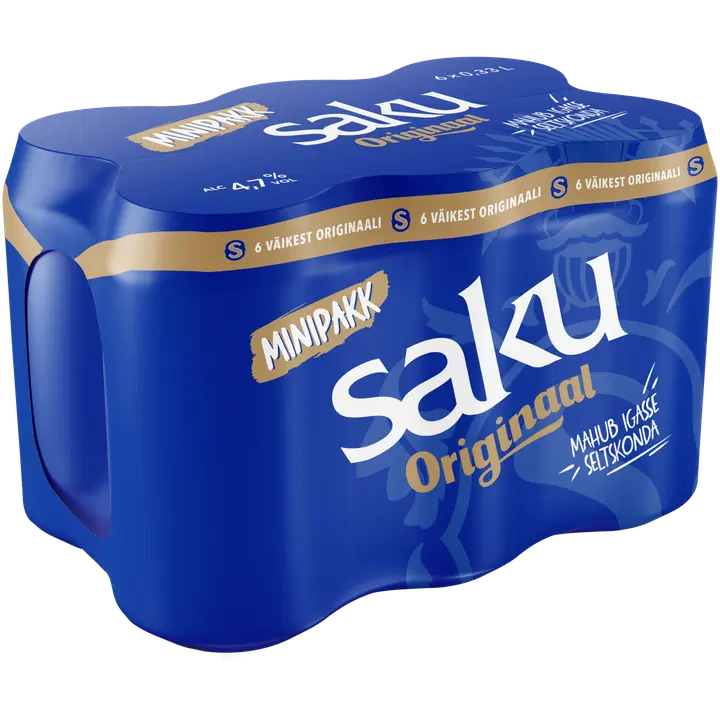 Saku Originaal õlu 4,7%vol 6x330 ml