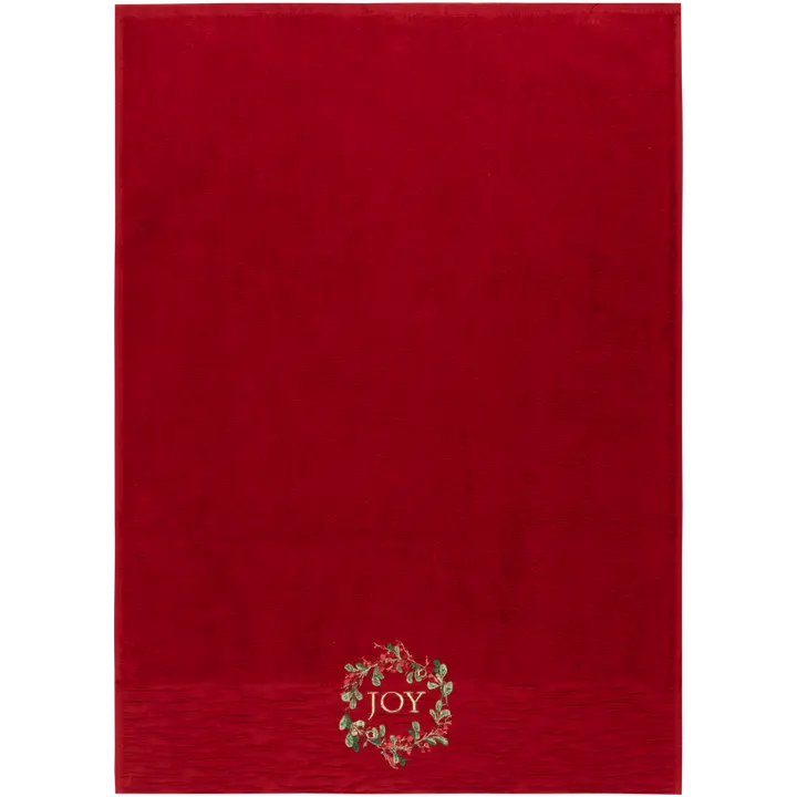 House käsipyyhe Joy Wreath 50x70 cm punainen