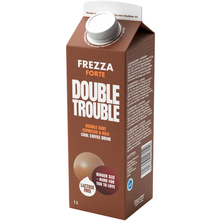 Frezza Forte Double Trouble 1 l maitokahvijuoma laktoositon