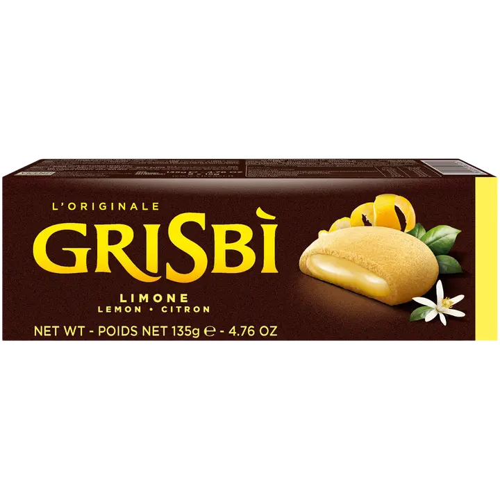 Vicenzi Grisbi 135g Sitruunakreemitäytekeksi
