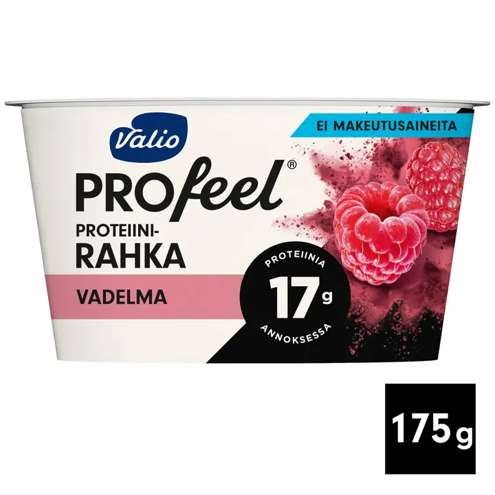 Valio PROfeel® proteiinirahka 175 g vadelma laktoositon