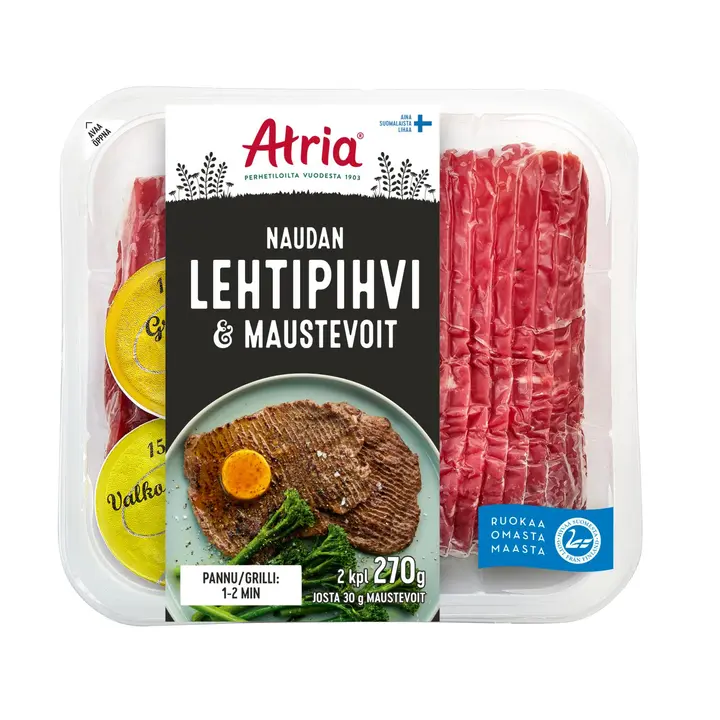 Atria Naudan Lehtipihvi ja maustevoit 270g