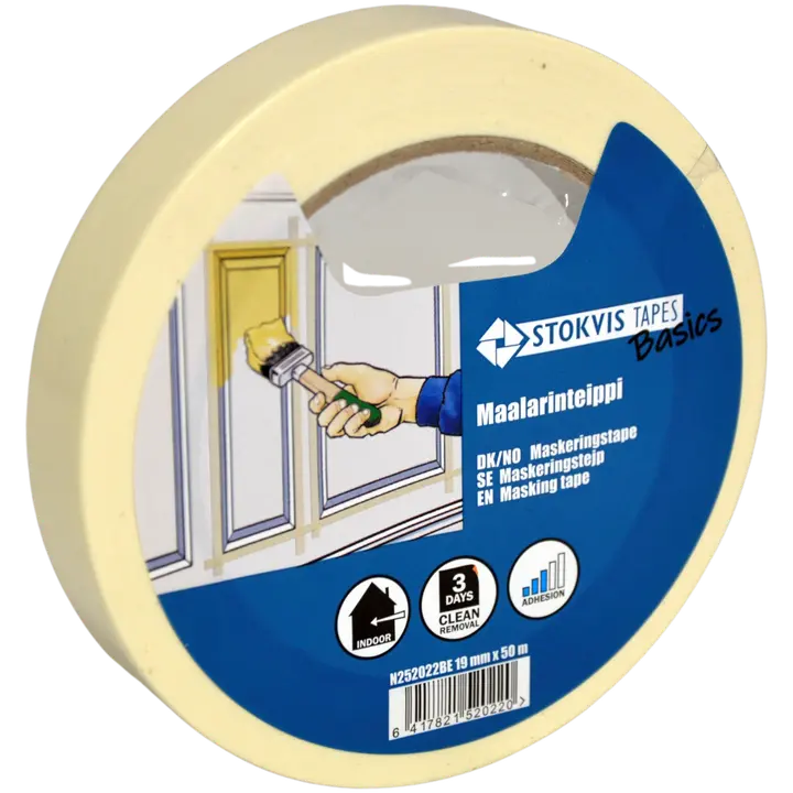 Stokvis Tapes Basic maalarinteippi 19mm x 50m