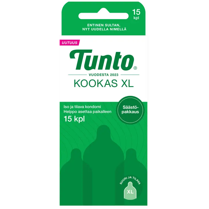 Tunto Kookas XL kondomi 15kpl