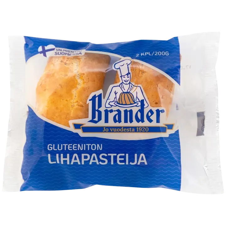Brander lihapasteija gton 2kpl/200 g pa