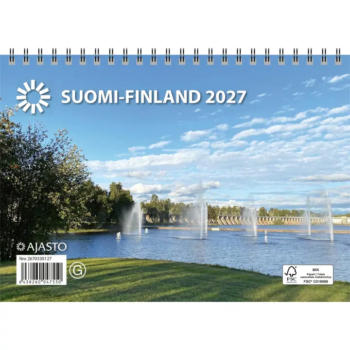 Ajasto seinäkalenteri Suomi A5