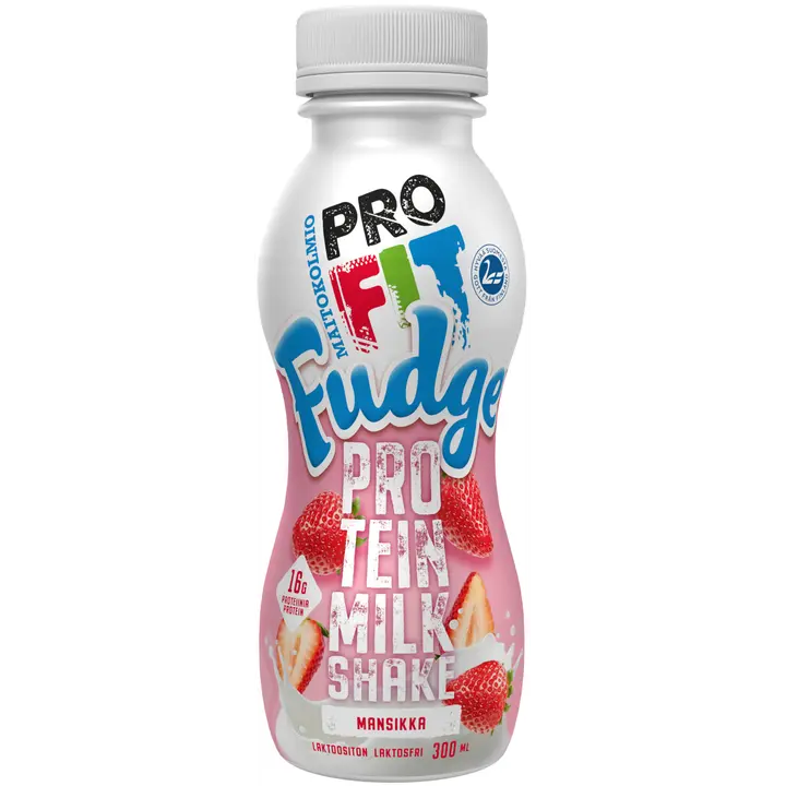 Maitokolmio PROFIT mansikkapehmytjäätelön makuinen proteiinimaitojuoma 300ml