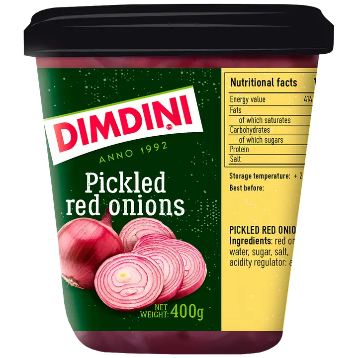 Marineeritud punane sibul 400g