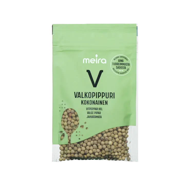 Meira Valkopippuri kokonainen 34g