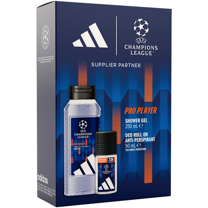 Adidas Power Adidas UEFA showergel 250 ml + deorollon 50 ml