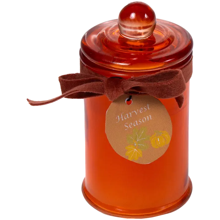 Lõhnaküünal punane klaaspurgis