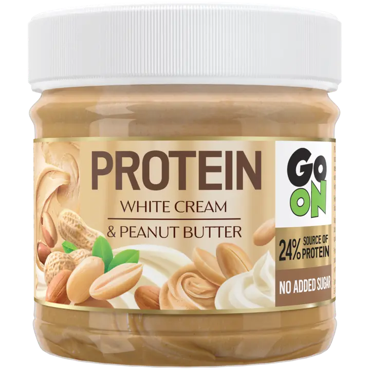 GO ON PROTEIN kreem röstitud maapähklitega, ilma lisatud suhkruta 180g