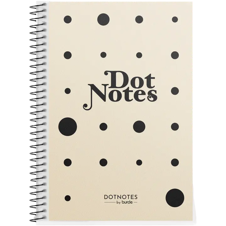 Burde DotNotes A5 kierresidottu