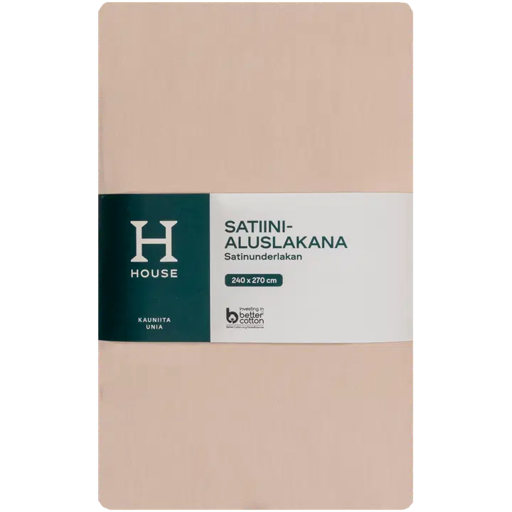 House satiinialuslakana 240x270 cm