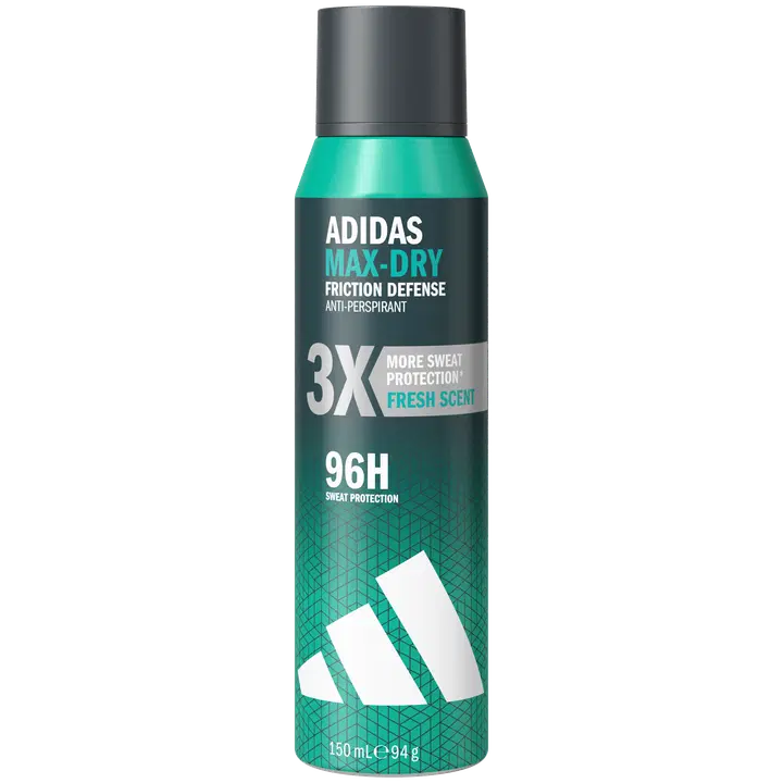 Adidas Max-Dry Fresh Antiperspirant spray men 150 ml, miehille
