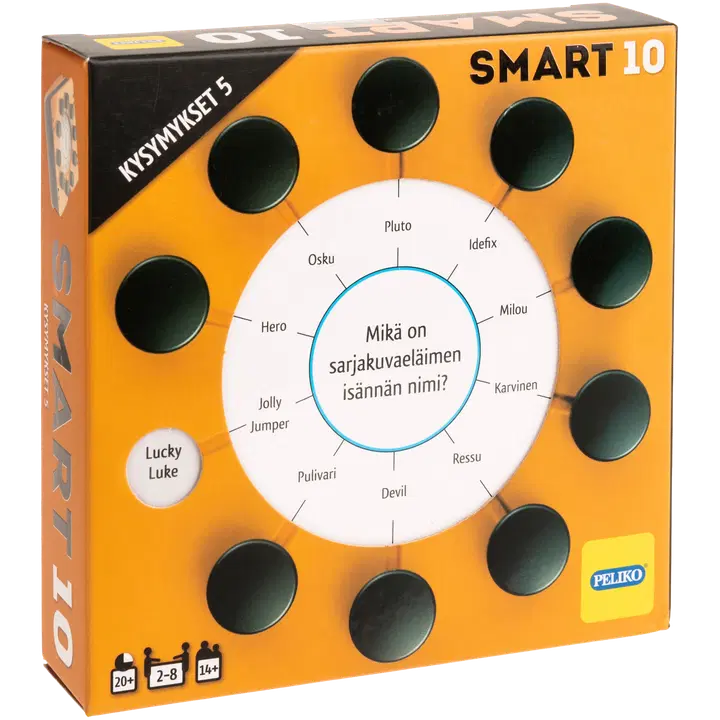 Peliko seurapeli Smart10 kysymykset 5