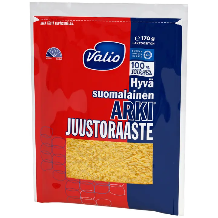 Valio Hyvä suomalainen Arki® juustoraaste e170 g