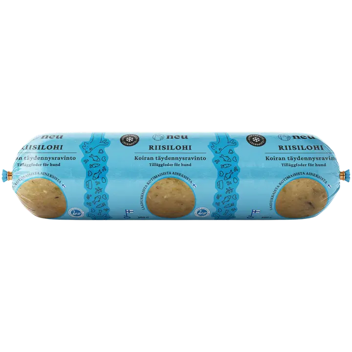NEUfrau Oy Riisilohi koiran täydennysravinto pakaste 500g