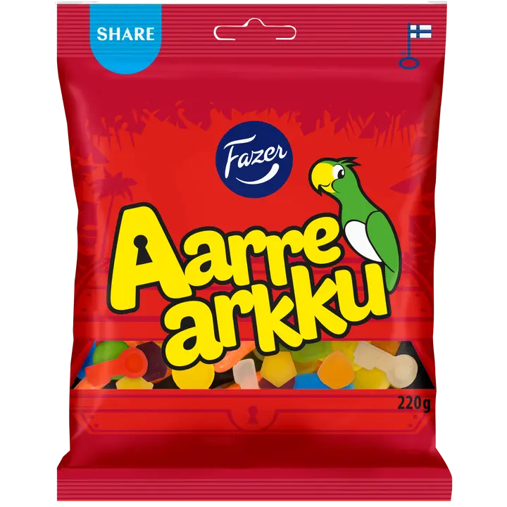 Fazer Aarrearkku karkkipussi 220g