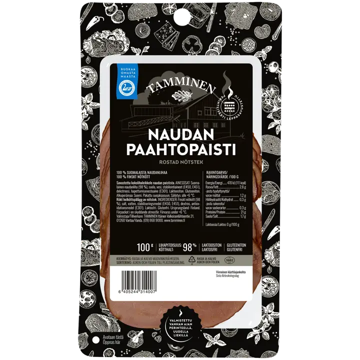 Tamminen naudan paahtopaisti 100g