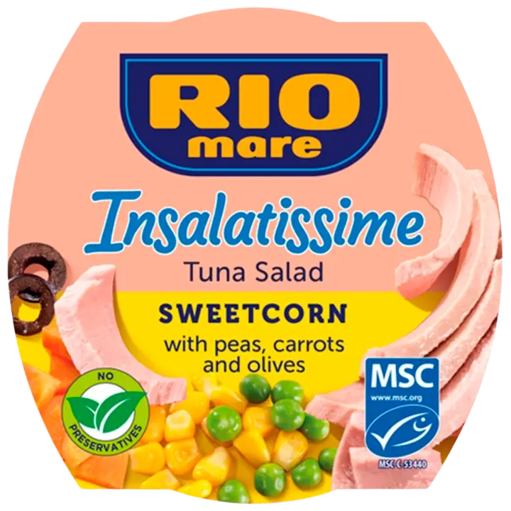 Rio Mare Insalatissime MSC tonnikala valmissalaatti maissilla 160g
