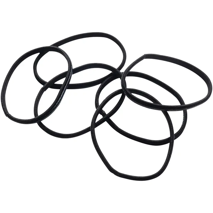 Cailap juuksekumm Anti-Slip 6 tk, must