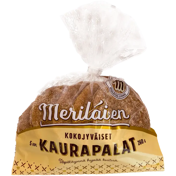 Kokojyväiset kaurapalat 5 kpl