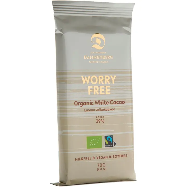 Dammenberg Luomu Valko kaakaolevy 70g 39%