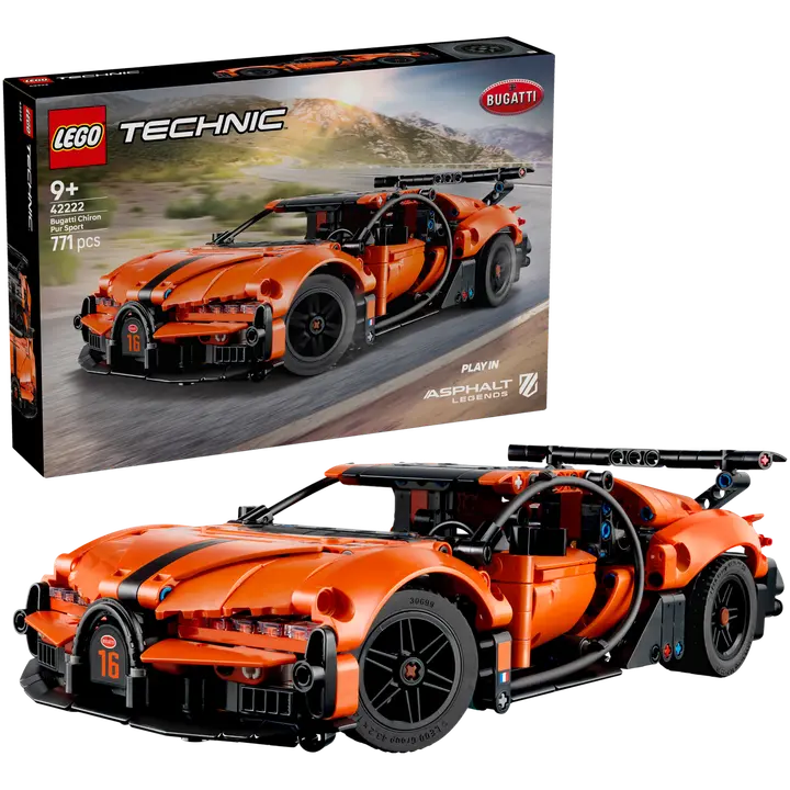 LEGO® Technic 42222 Bugatti Chiron Pur Sport ‑hyperauto