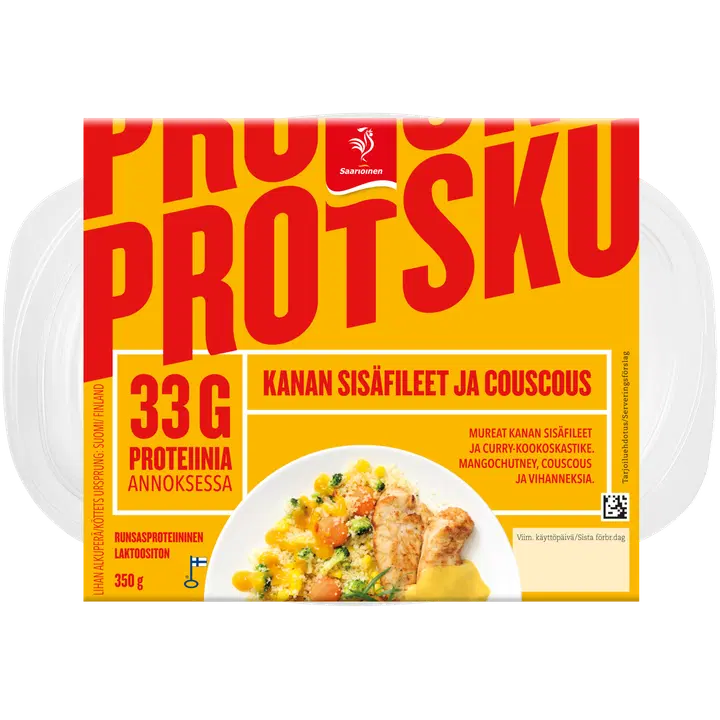 Saarioinen PROTSKU Kanan sisäfileet ja couscous 350g