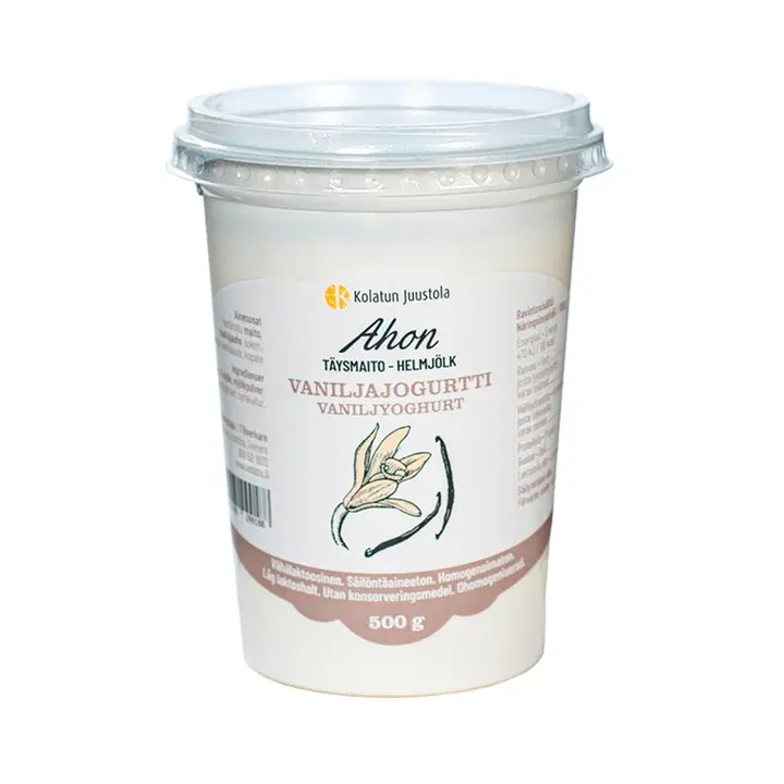 Ahon 500g Vaniljajogurtti