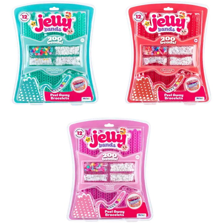 Jelly Bands ranneke vadelma-purukumi-kirsikka