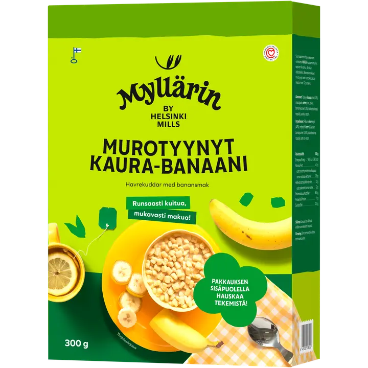 Myllärin Murotyynyt Kaura-Banaani 300g