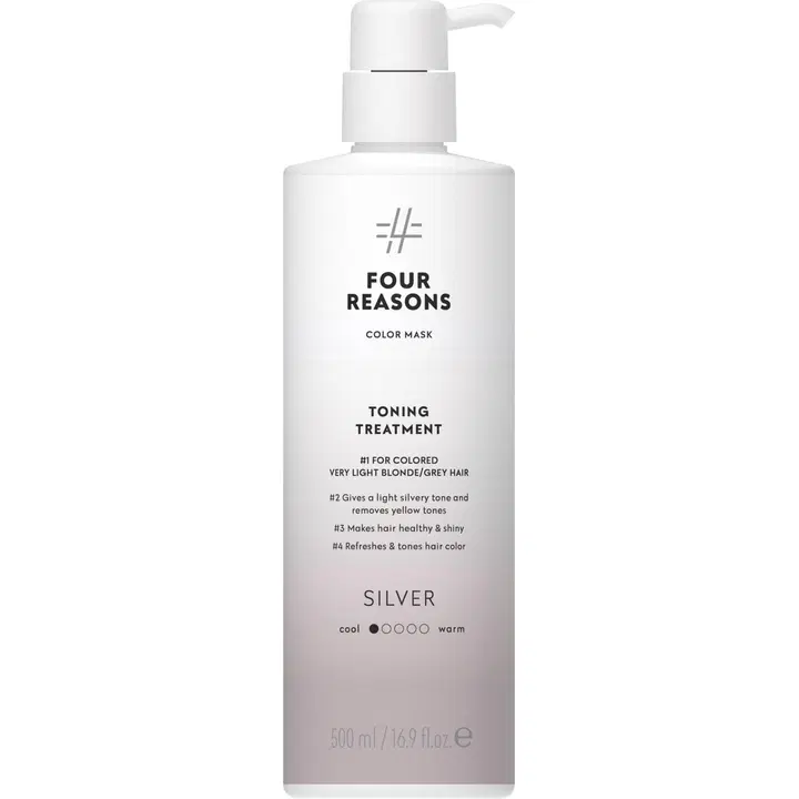 Four Reasons Color Mask Toning Treatment sävyttävä tehohoito Silver 500 ml