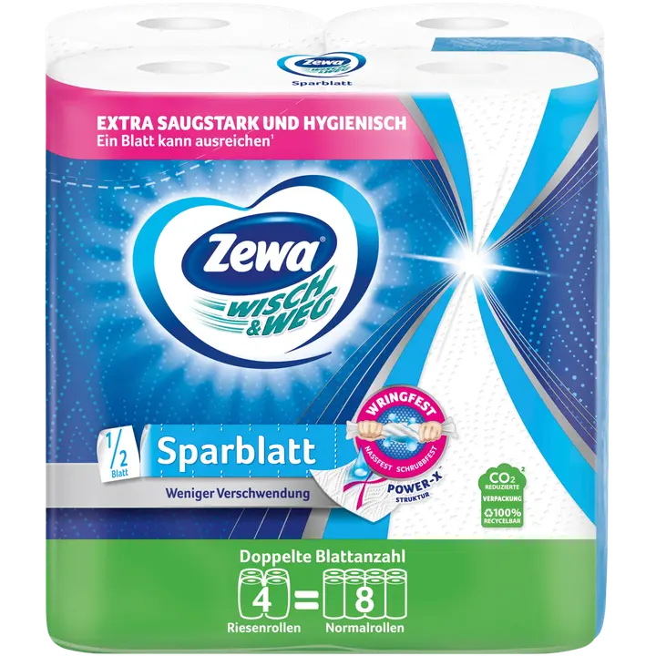 Majapidamispaber Zewa Wi& 2-kih 4 rulli