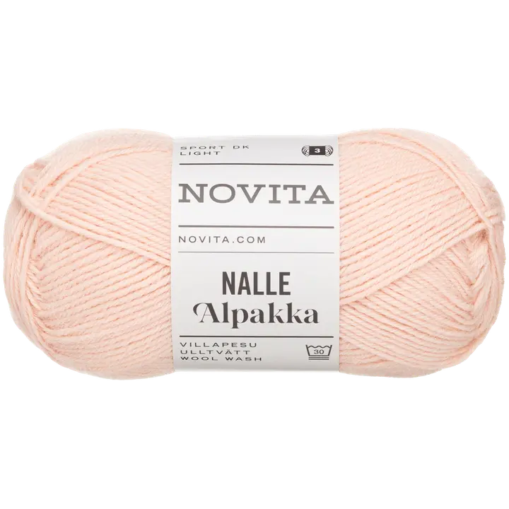 Novita lanka Nalle Alpakka 50g vaalea vanamo 5181