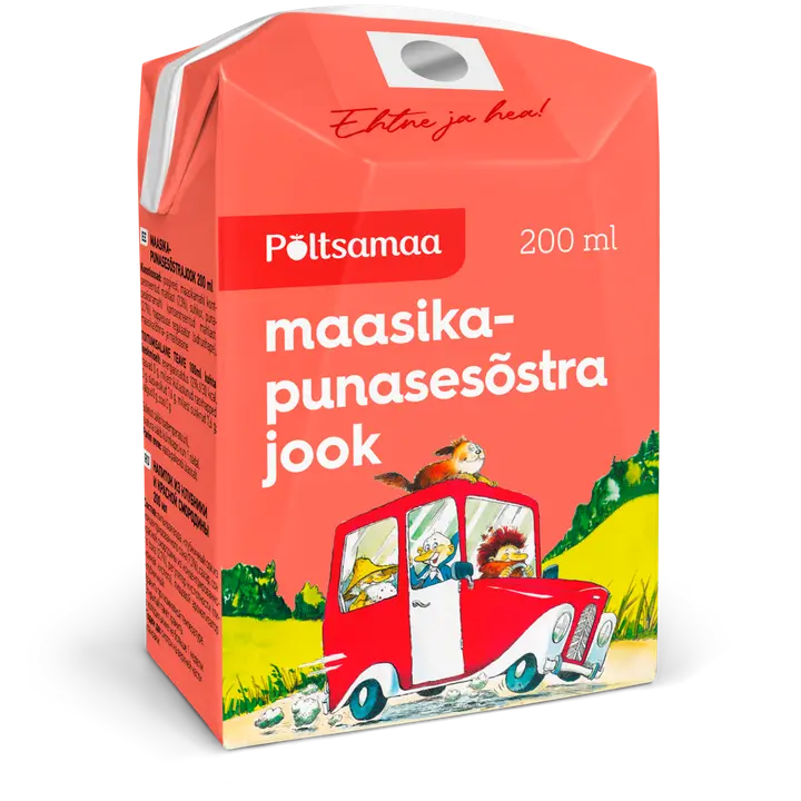Põltsamaa maasika-punasesõstra jook 200ml