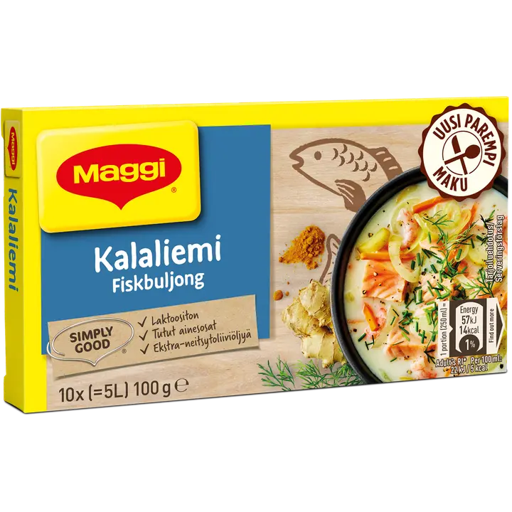 MAGGI Kalaliemi liemikuutio 10kpl/100g
