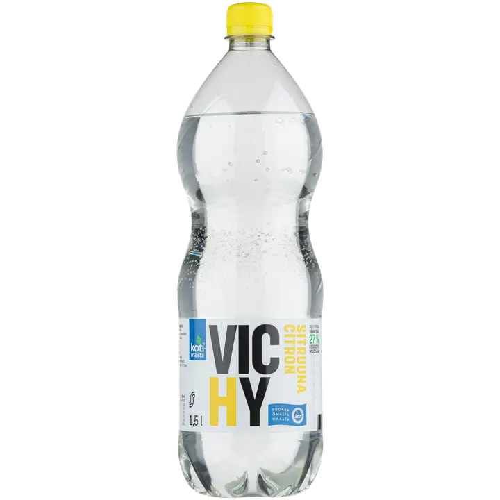Kotimaista sitruuna vichy 1,5l