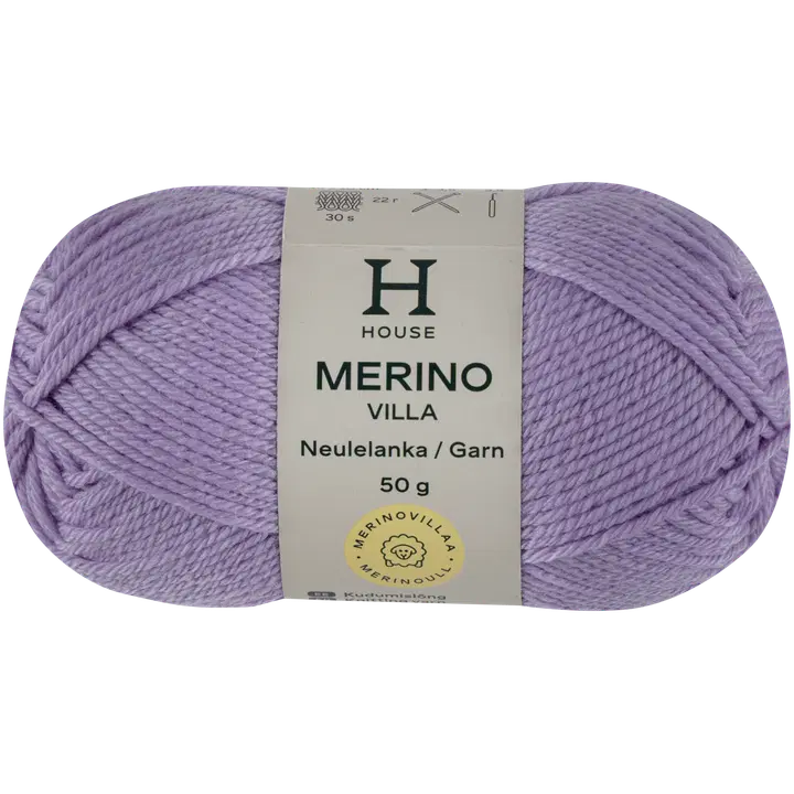 House lanka merinovilla 50g CNE-1833 lavendel lilac