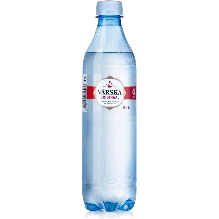Värska Originaal luonnon mineraalivesi,  hiilihapollinen 0,5L PET