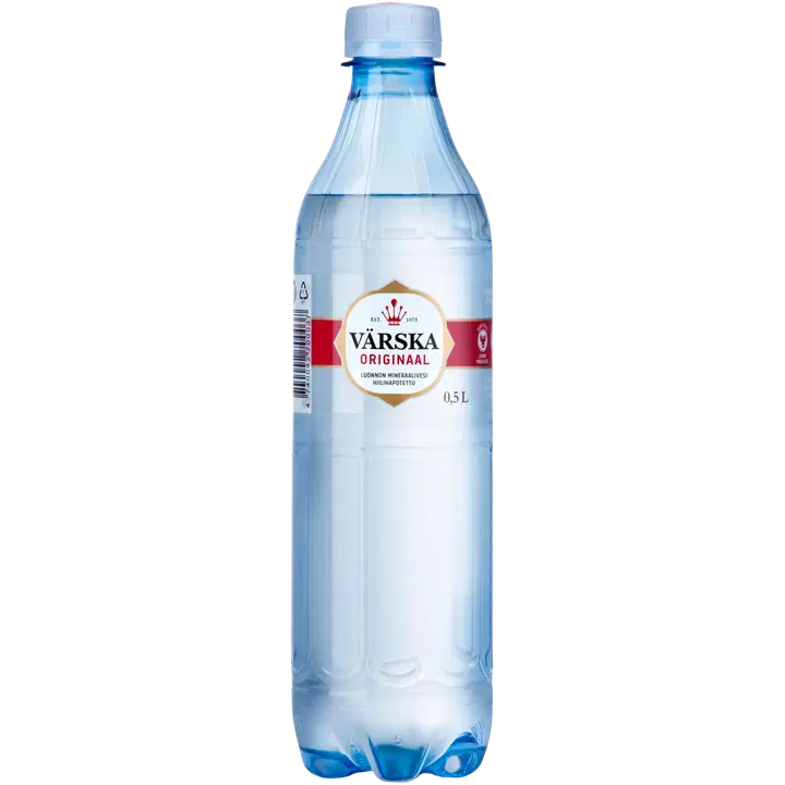 Värska Originaal luonnon mineraalivesi, hiilihapollinen 0,5L PET
