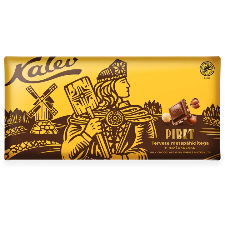 KALEV Piret piimašokolaad tervete metspähklitega 270g