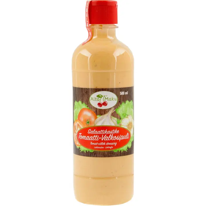 Aito Maku salaattikastike tomaatti-valkosipuli 500 ml