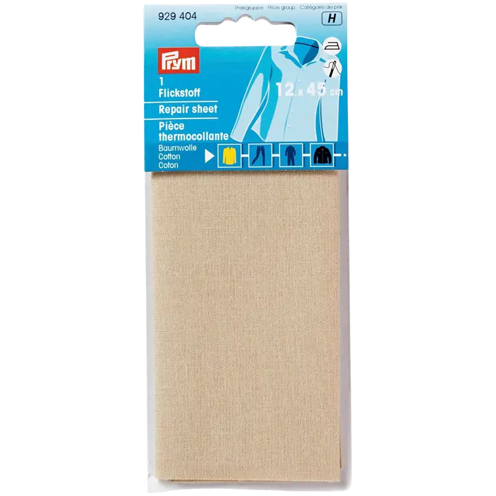 Prym korjauspaikka puuvilla 12x45cm beige