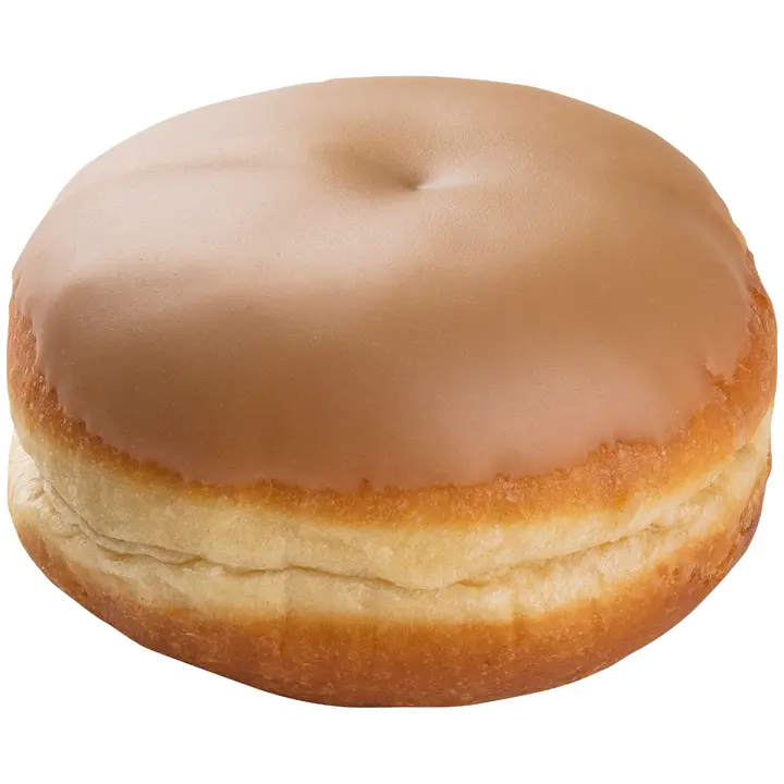 Karamellitäidisega pontšik glasuuriga