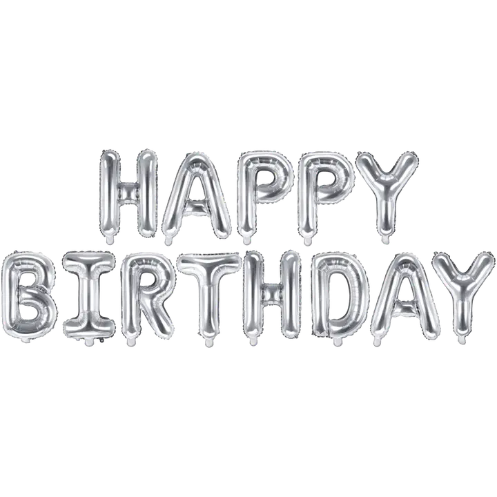 Foliopallosetti Happy Birthday, hopea