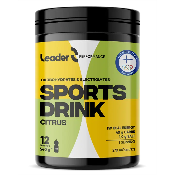 Leader Performance spordijoogipulber Tsitrus 540g